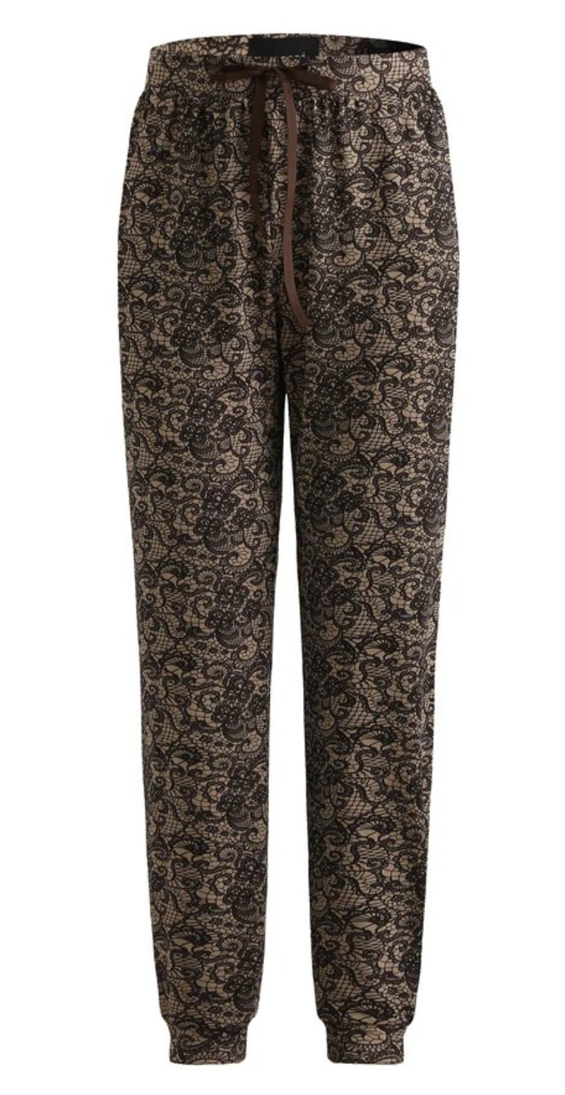 Alma bukser mocca brown lace Liberté