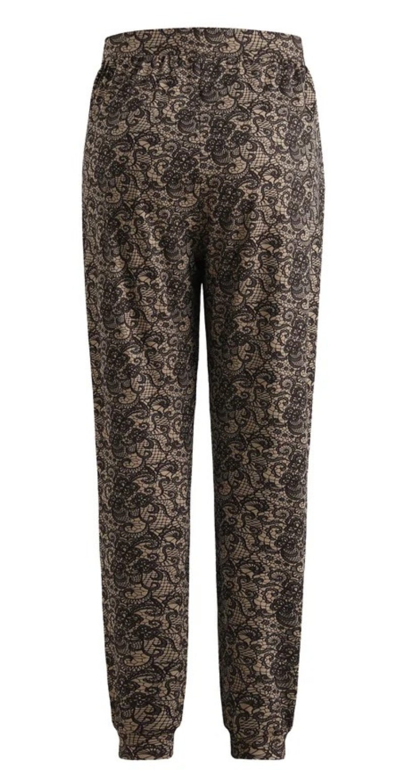 Alma bukser mocca brown lace Liberté