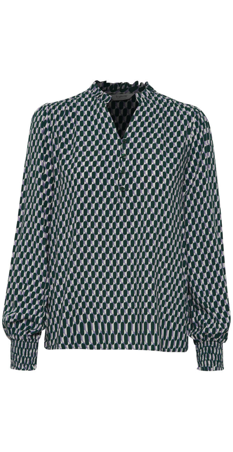 Josa bluse med v-halsudskæring dusk mix b.young