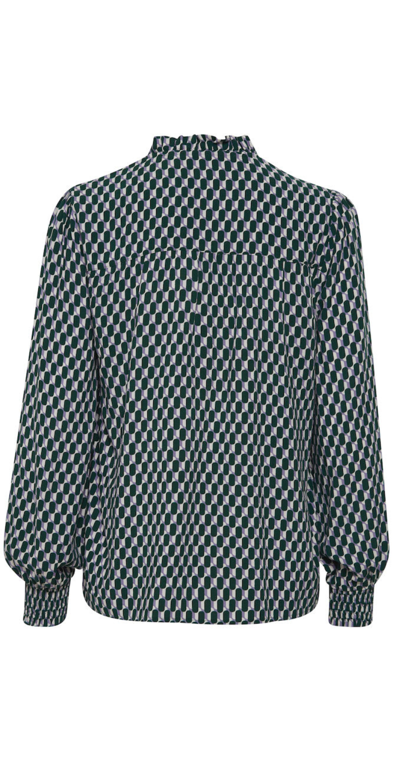 Josa bluse med v-halsudskæring dusk mix b.young