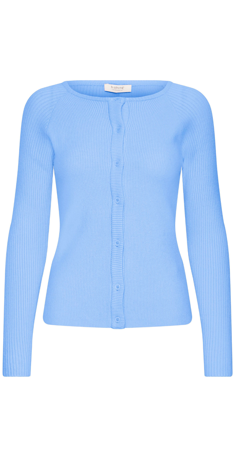 Norma rib cardigan della robbia blue B.young
