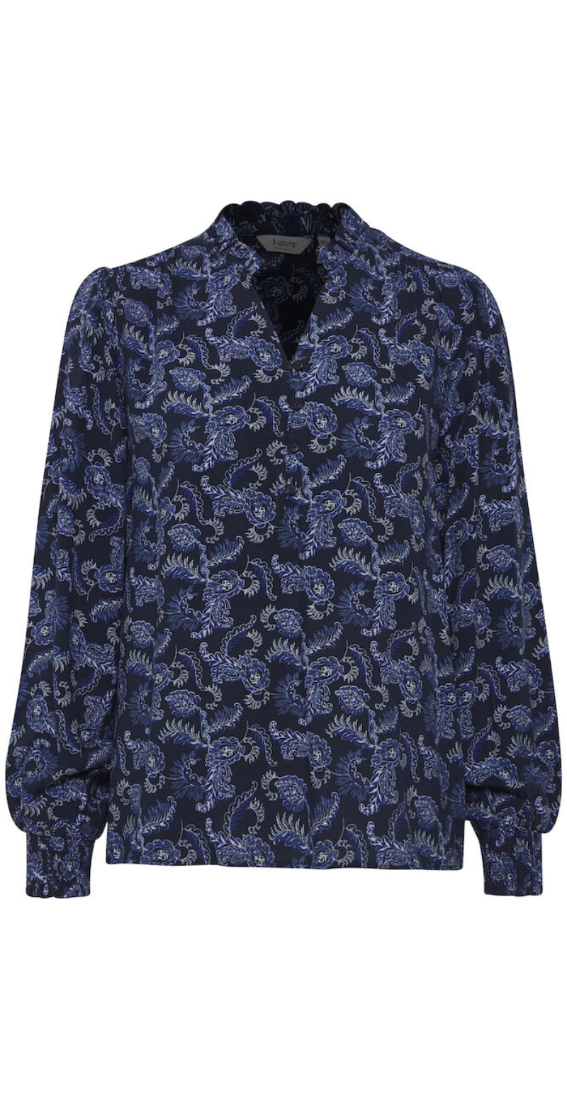 Josa bluse med v-halsudskæring surf the web mix b.young