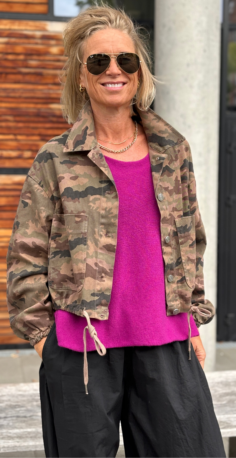 Tally camouflage deminjakke brun LikeLondon
