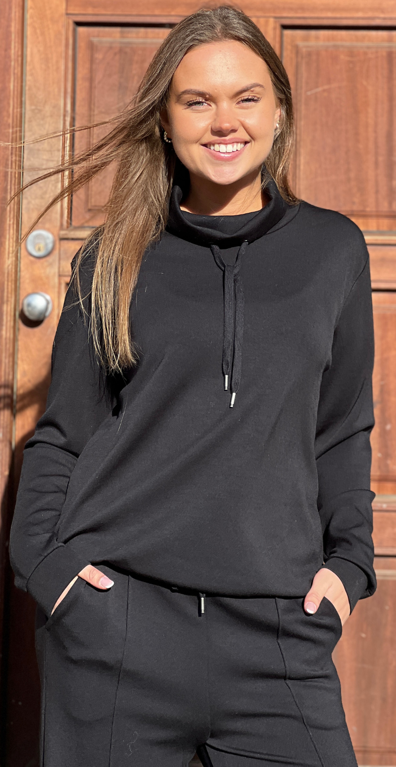 Banu sweatshirt sort LikeLondon