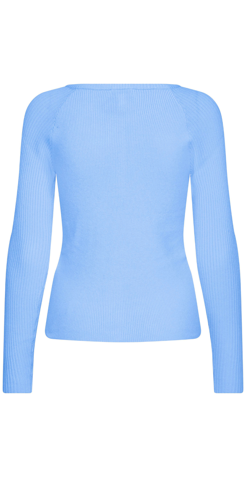 Norma rib cardigan della robbia blue B.young