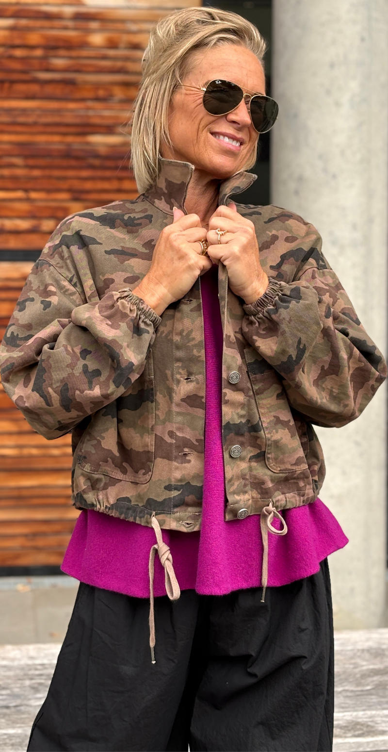 Tally camouflage deminjakke brun LikeLondon