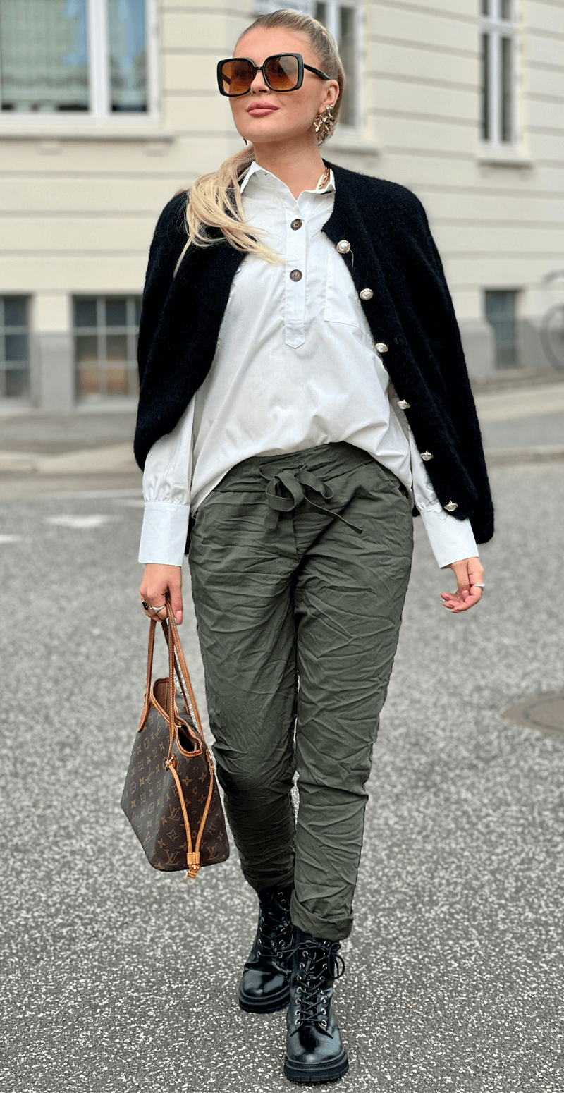 Forudbestil uge 37 Nora luksus buks dark militare LikeLondon