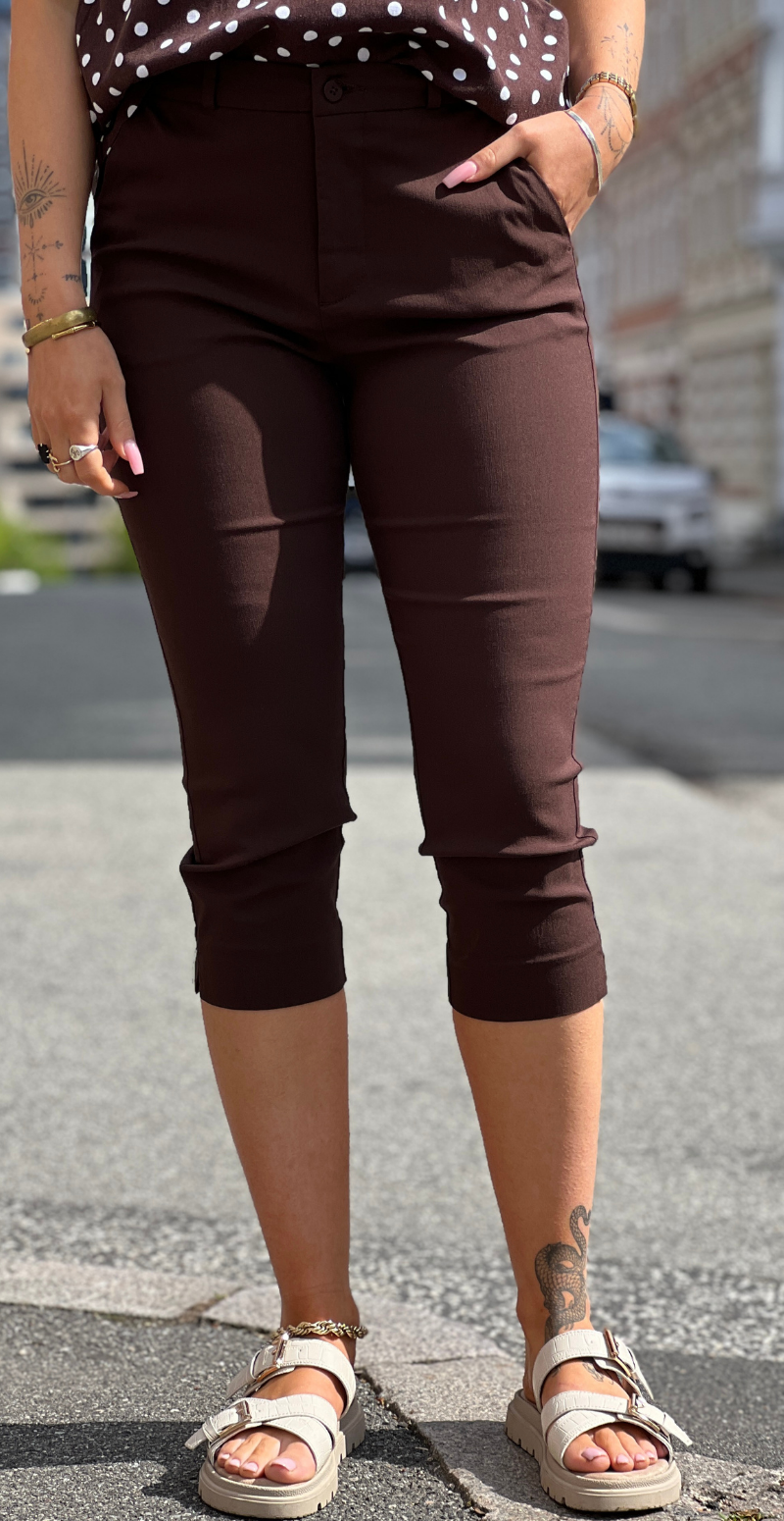 Solvej capri bukser coffee bean Freequent