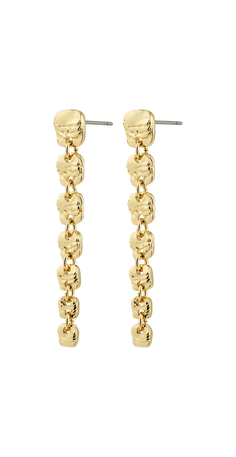 Sense øreringe guldbelagt