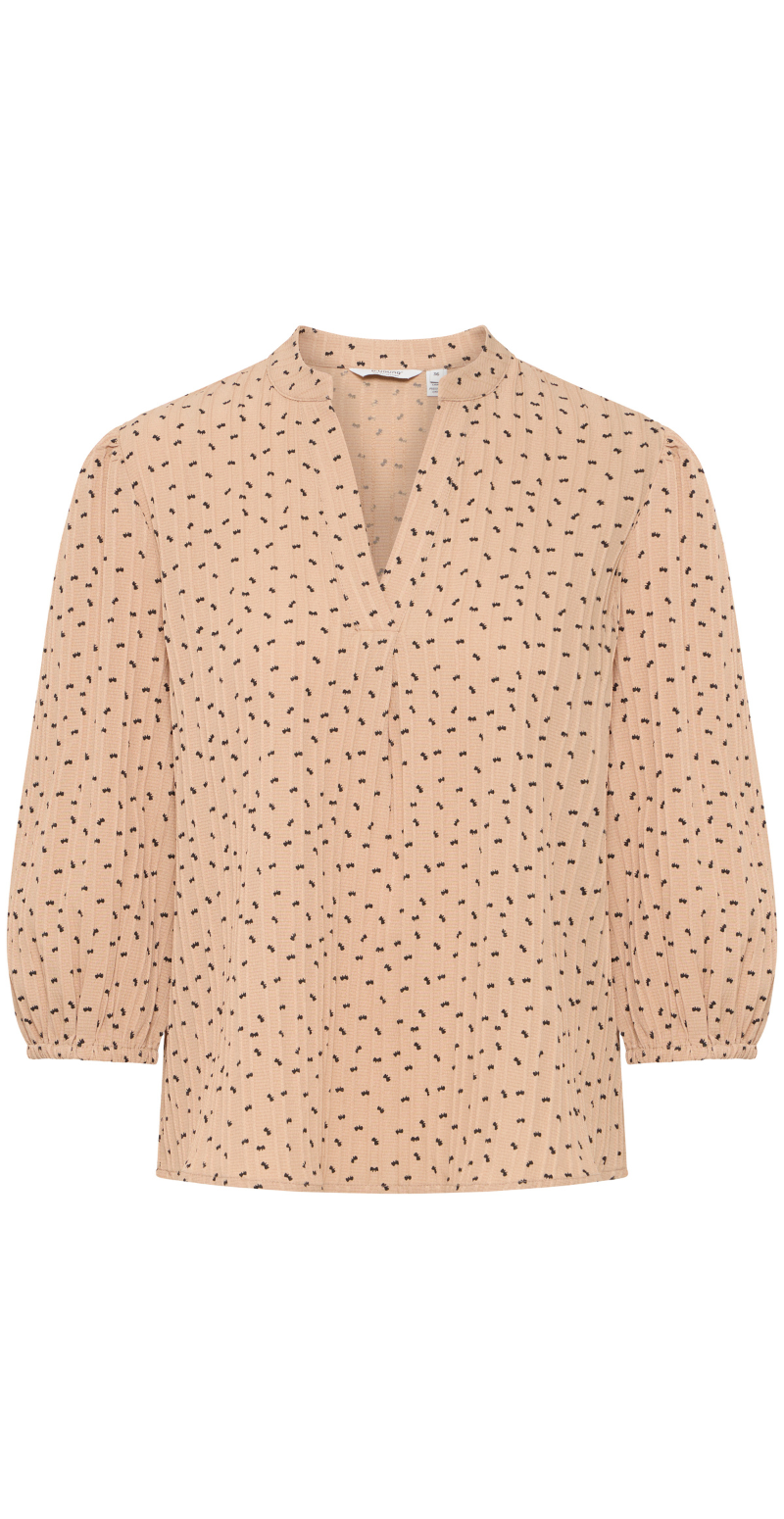 Ibow bluse med små sløjfer roebuck mix B.young