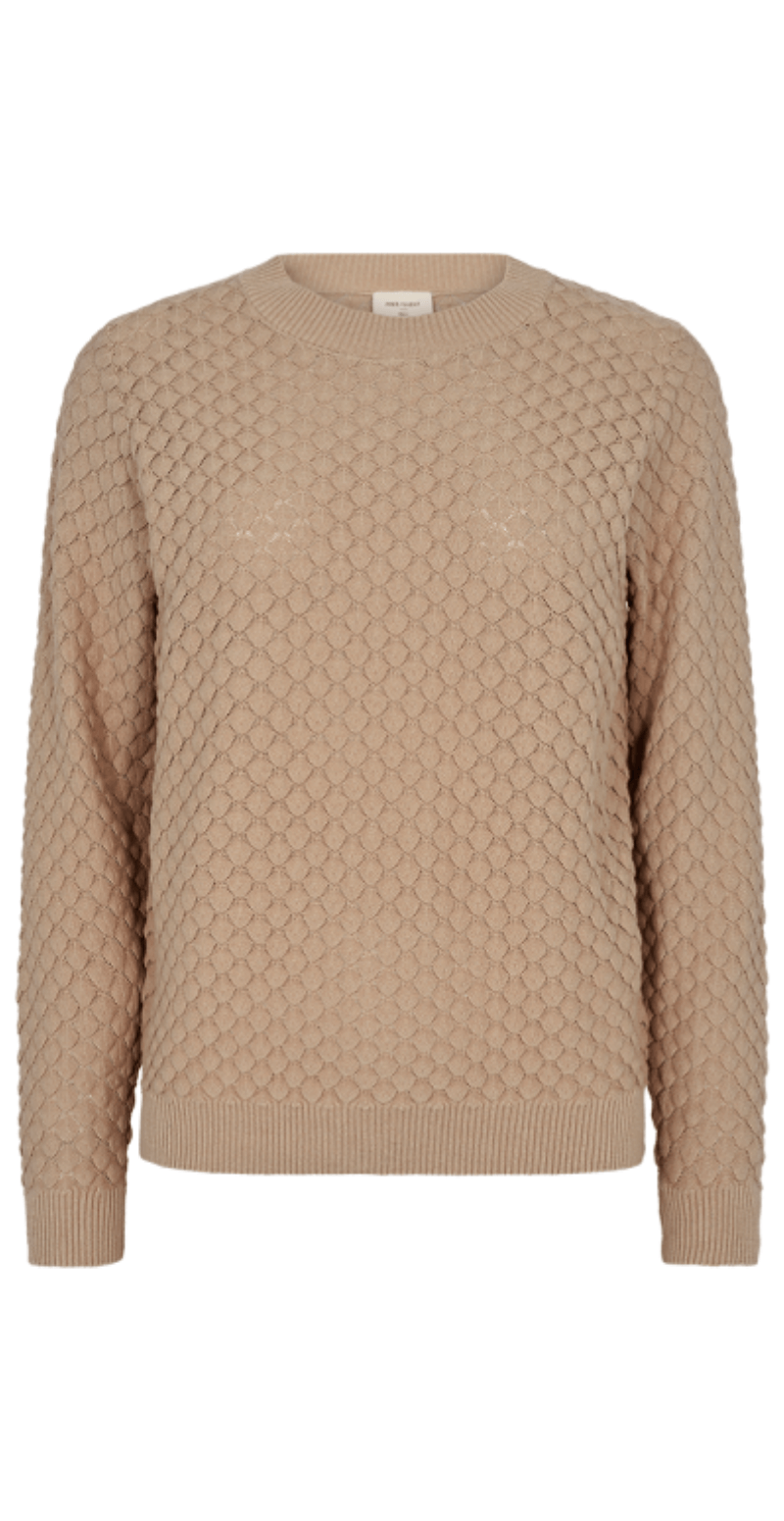 Dodo strikket pullover silver mink
