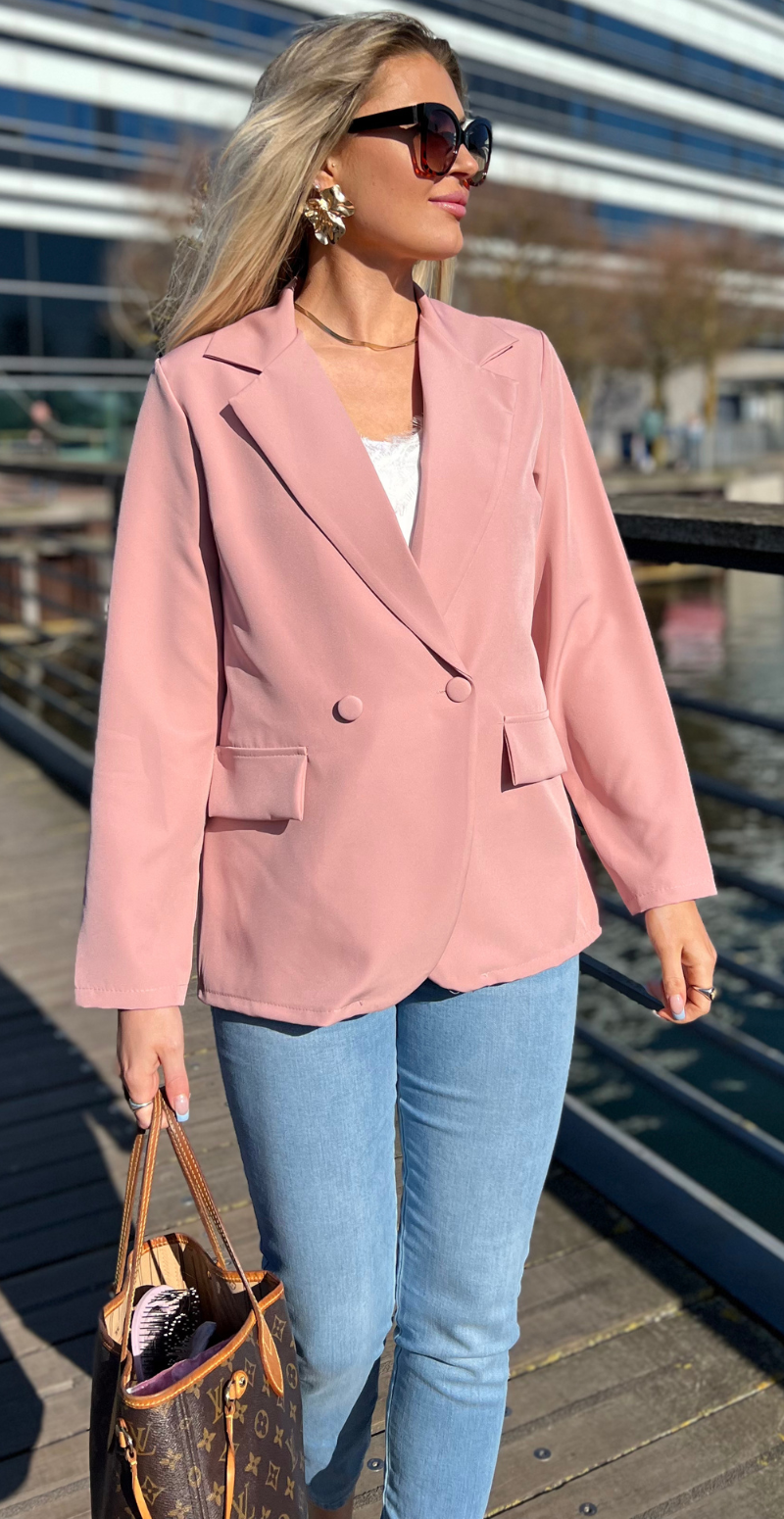 Ewa blazer rosa LikeLondon