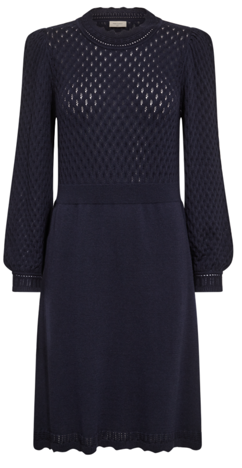 Gina kjole navy blazer