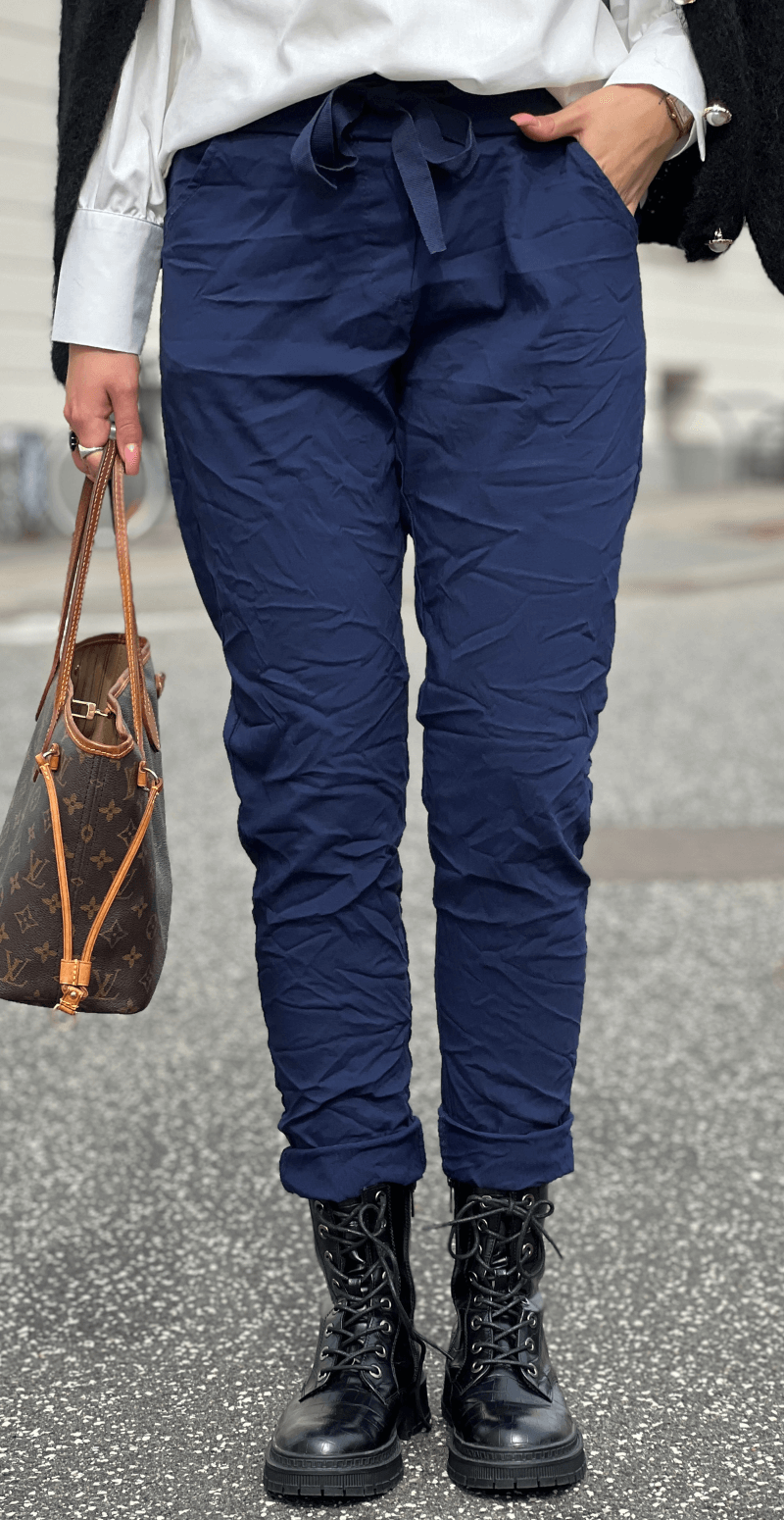 Nora luksus buks dark navy LikeLondon