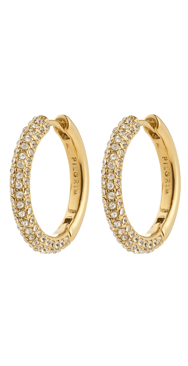 Tatum store hoops guldbelagt