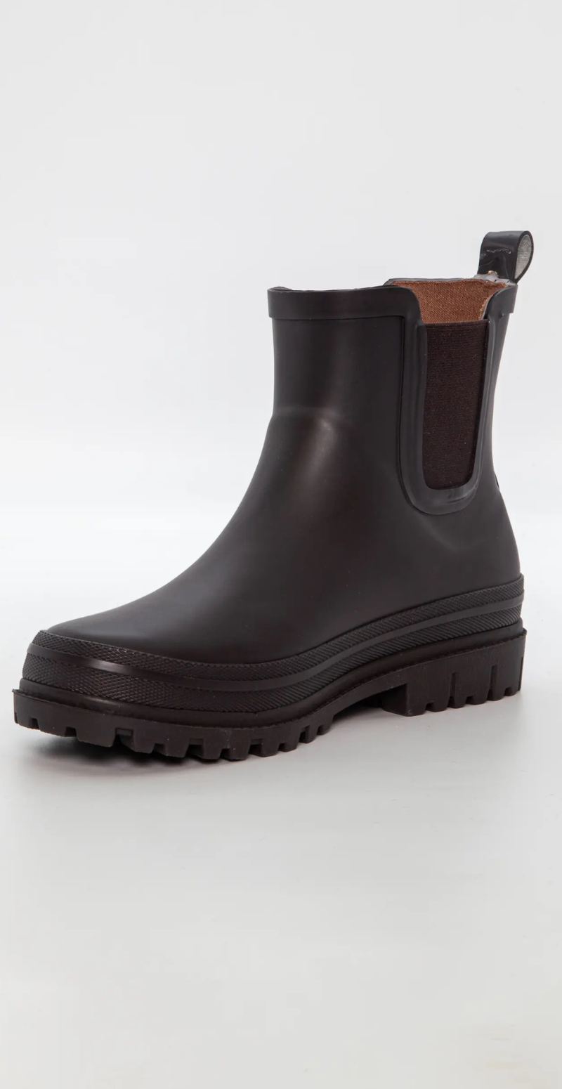 Favazzina Uno kort gummistøvle dark brown Duffy