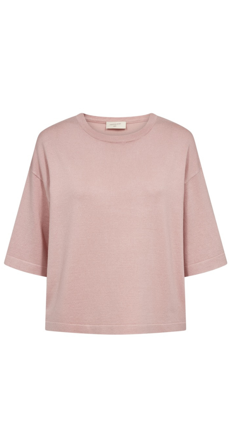 Conny pullover med 3/4 ærmer pale mauve Freequent