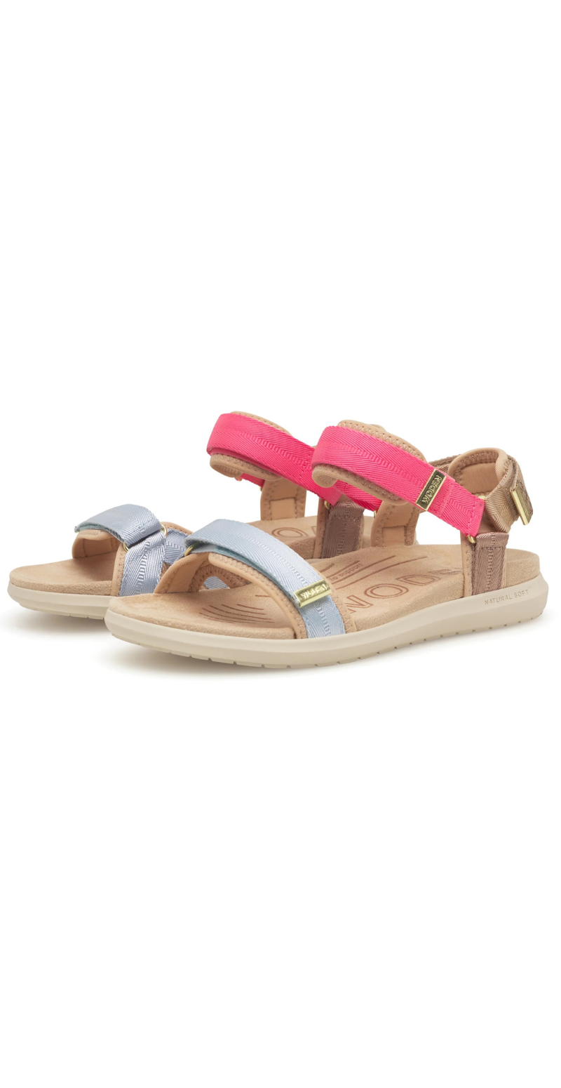 Line lite sandal raspberry multi Woden