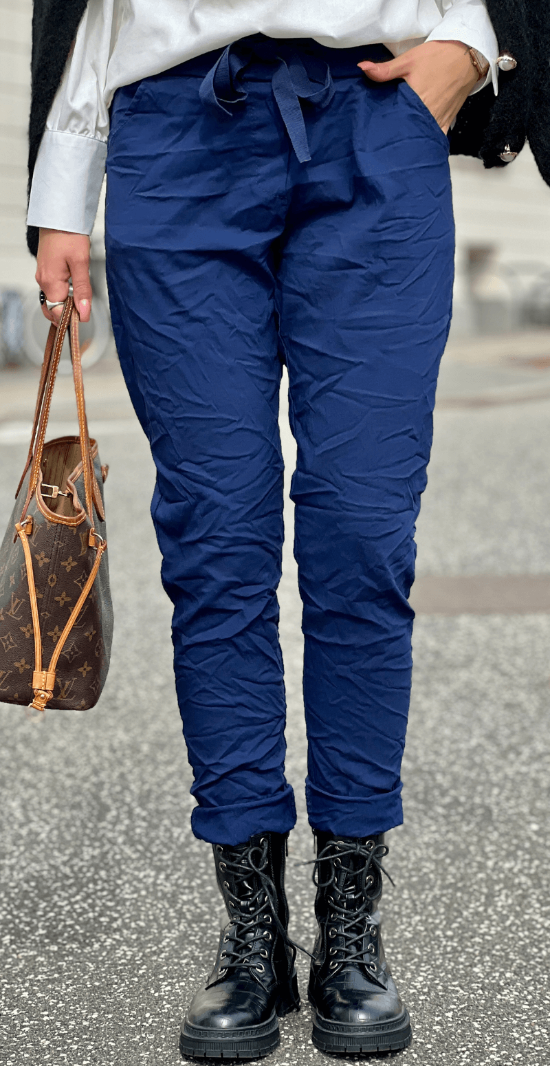 Nora luksus buks dark navy LikeLondon