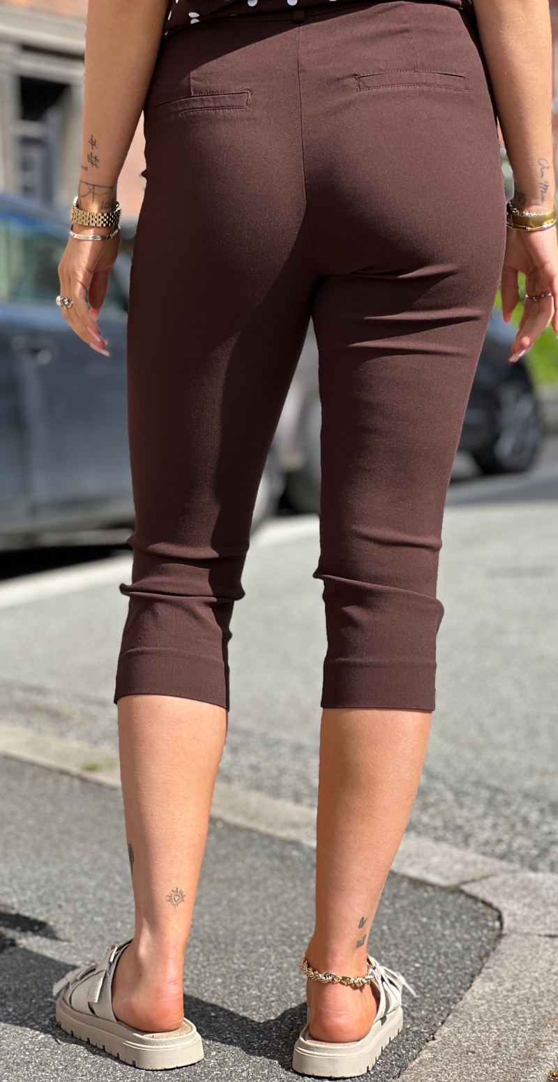 Solvej capri bukser coffee bean Freequent