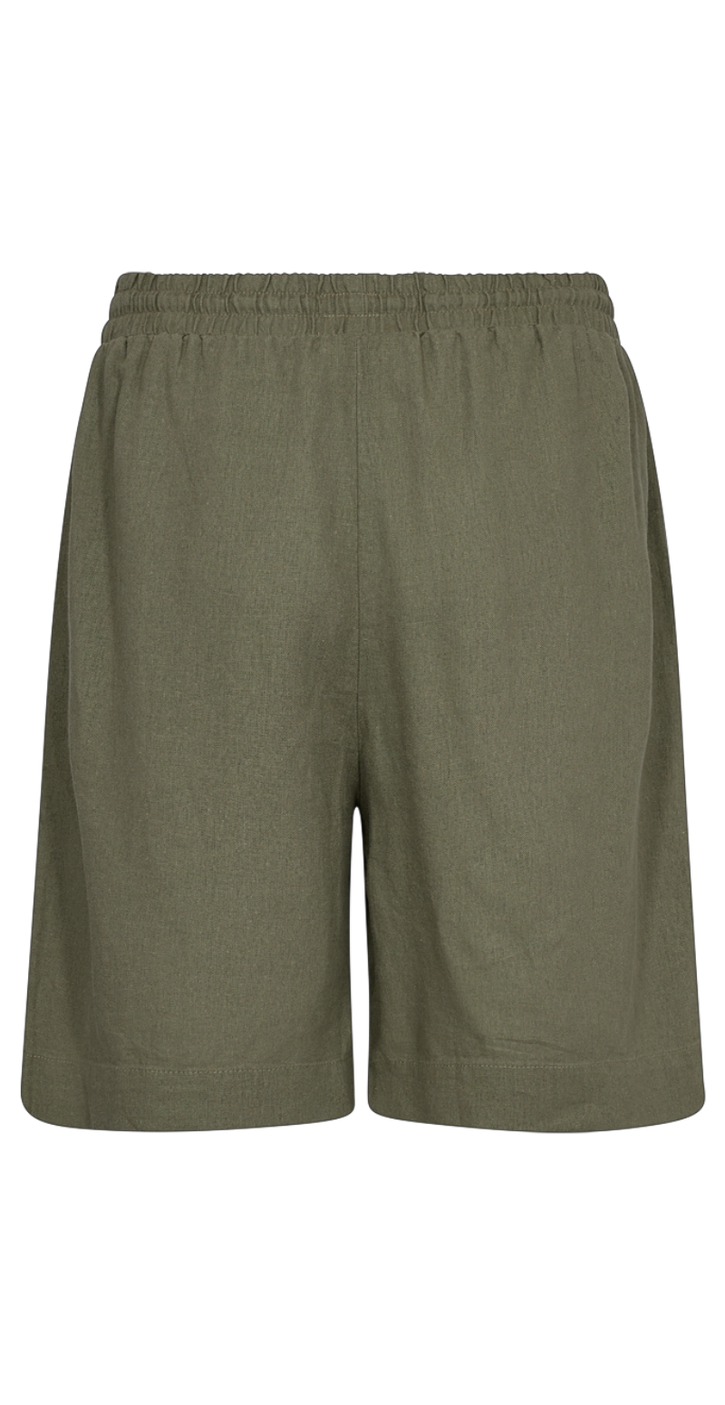 Lava hør shorts deep lichen green