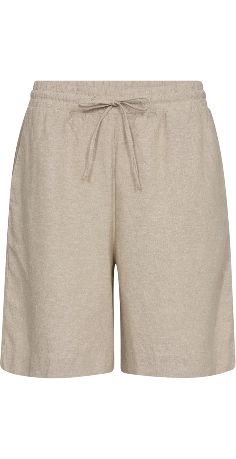 Lava hør shorts sand melange 