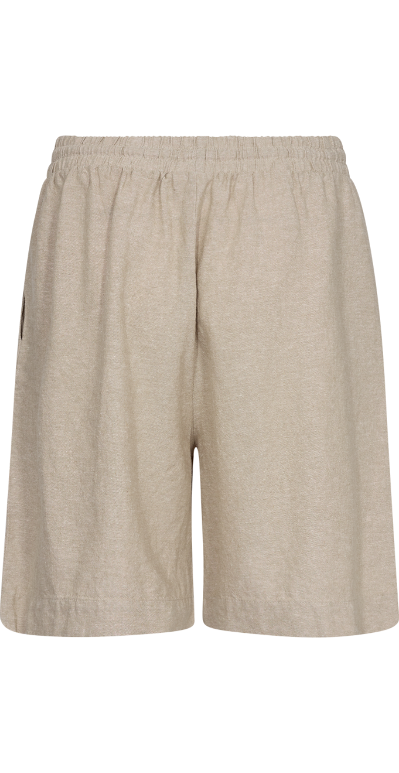 Lava hør shorts sand melange 