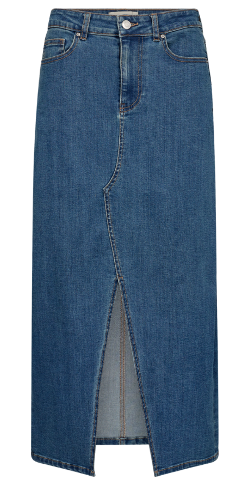 Denim nederdel vintage blue