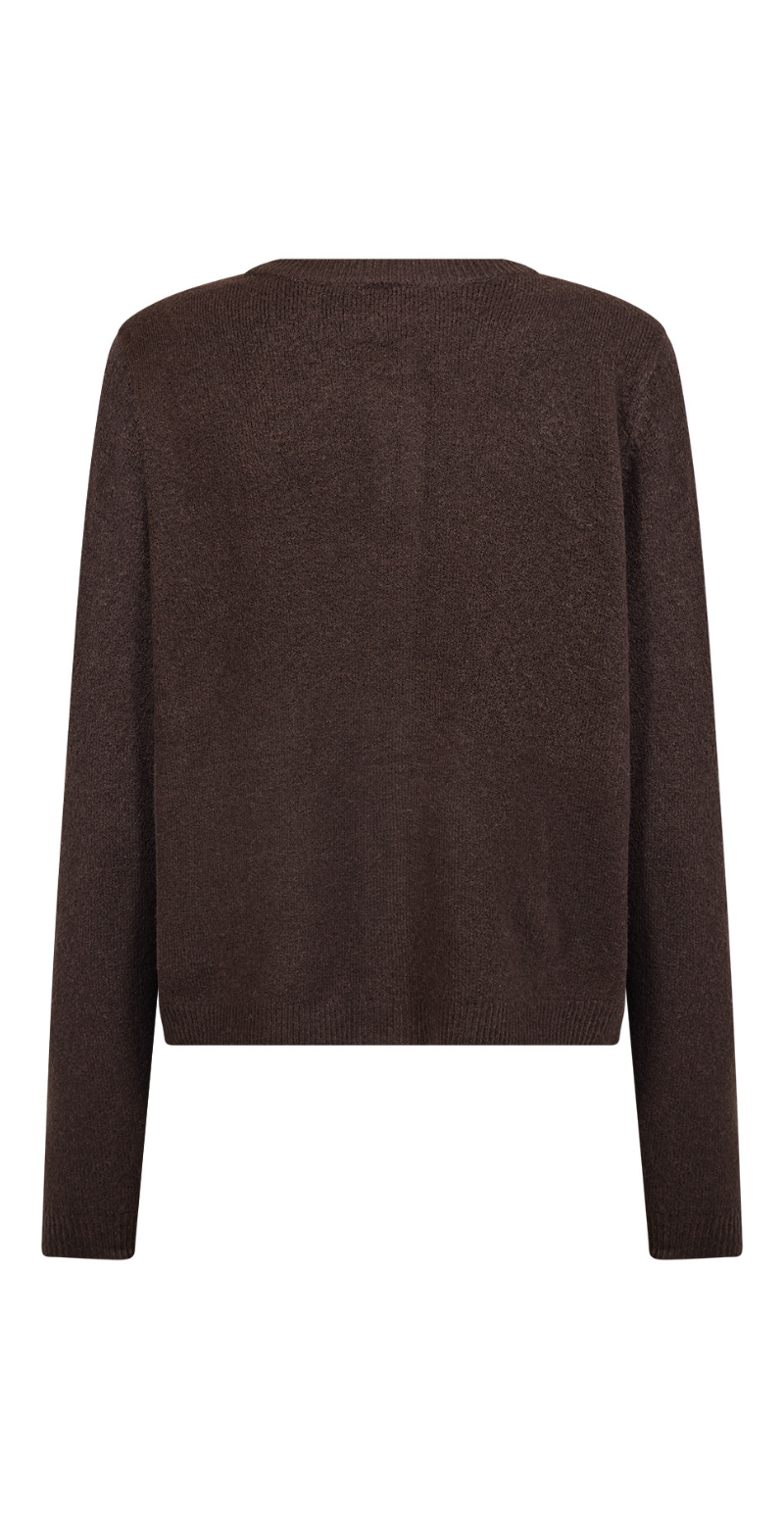 Orlean cardigan brun Soyaconcept