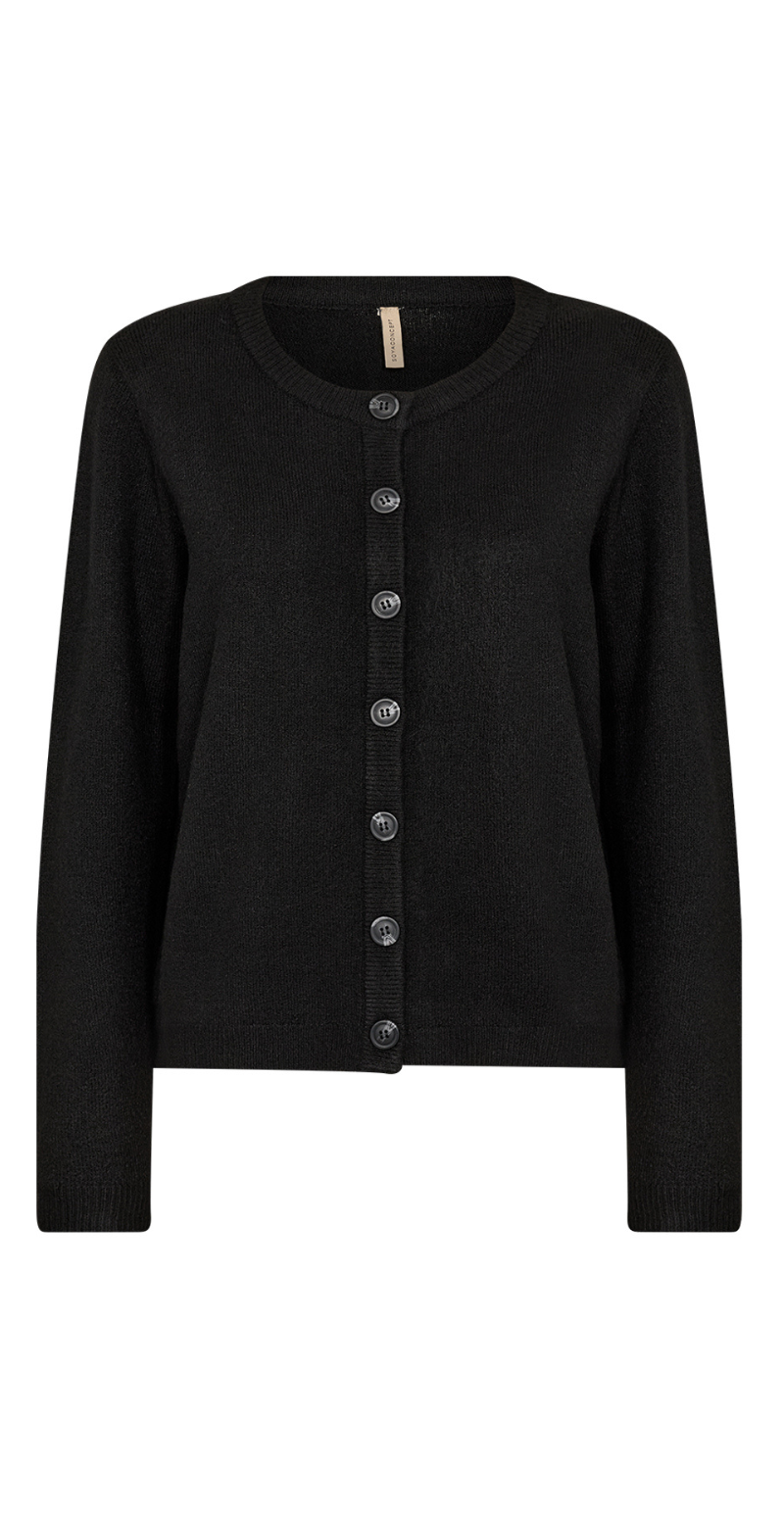 Orlean cardigan sort Soyaconcept