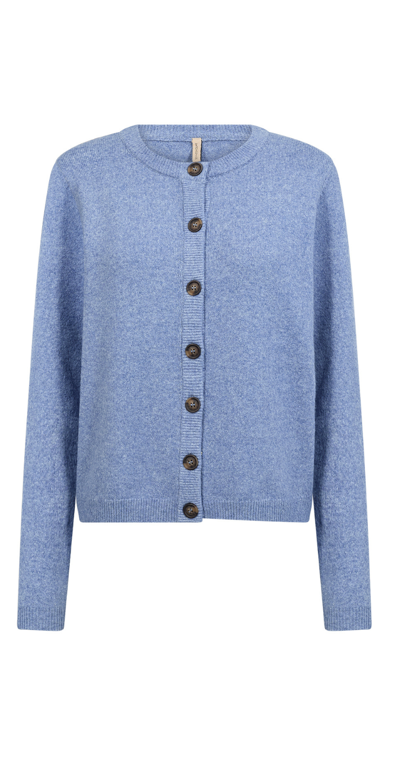 Orlean cardigan blå Soyaconcept
