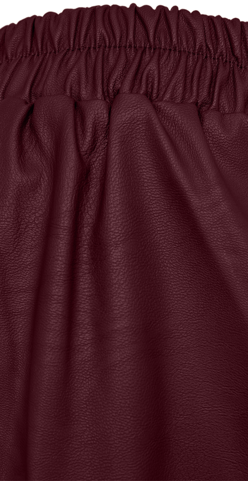 Harley faux læder nederdel port royale