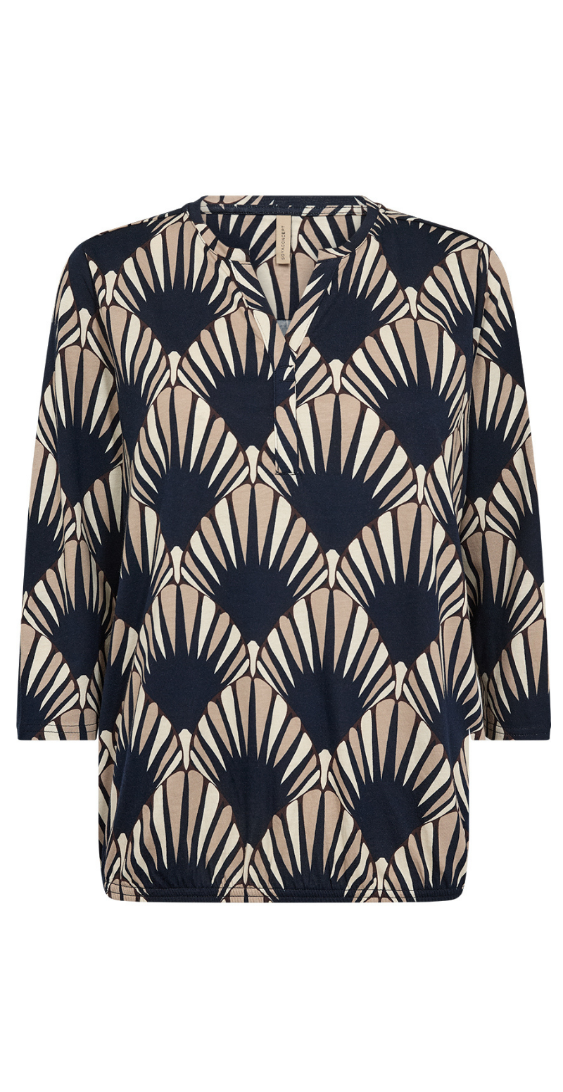 Felicity bluse navy Soyaconcept