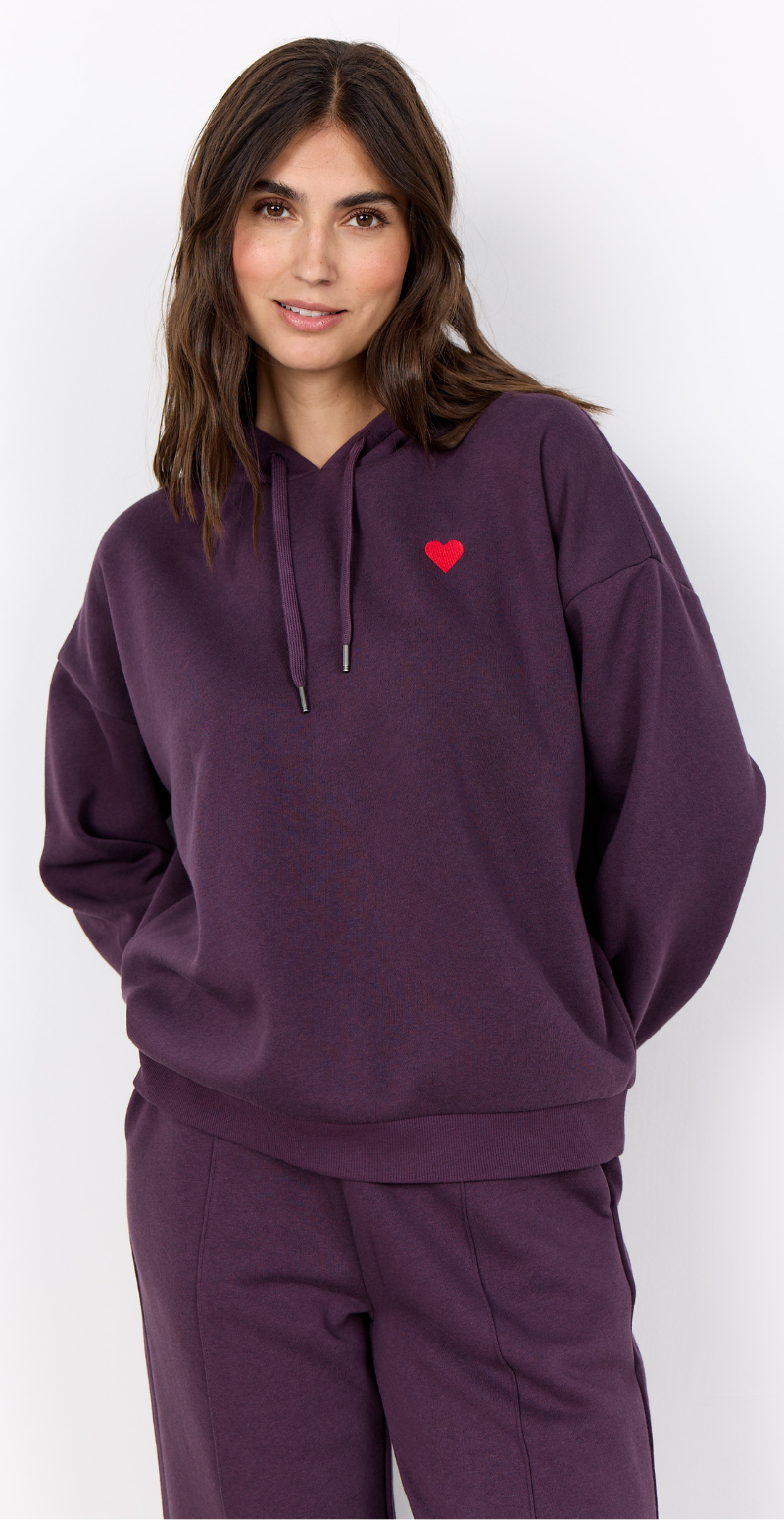 Angelin sweatshirt lilla