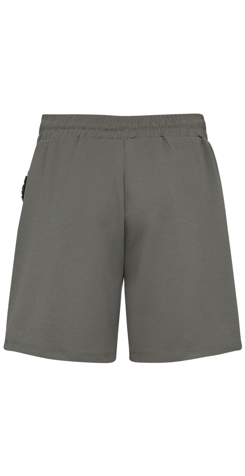 Emily shorts med flæsedetalje ved lommerne khaki