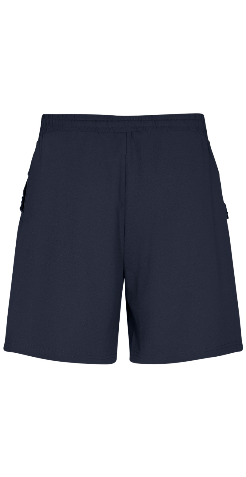 Emily shorts med flæsedetalje ved lommerne navy