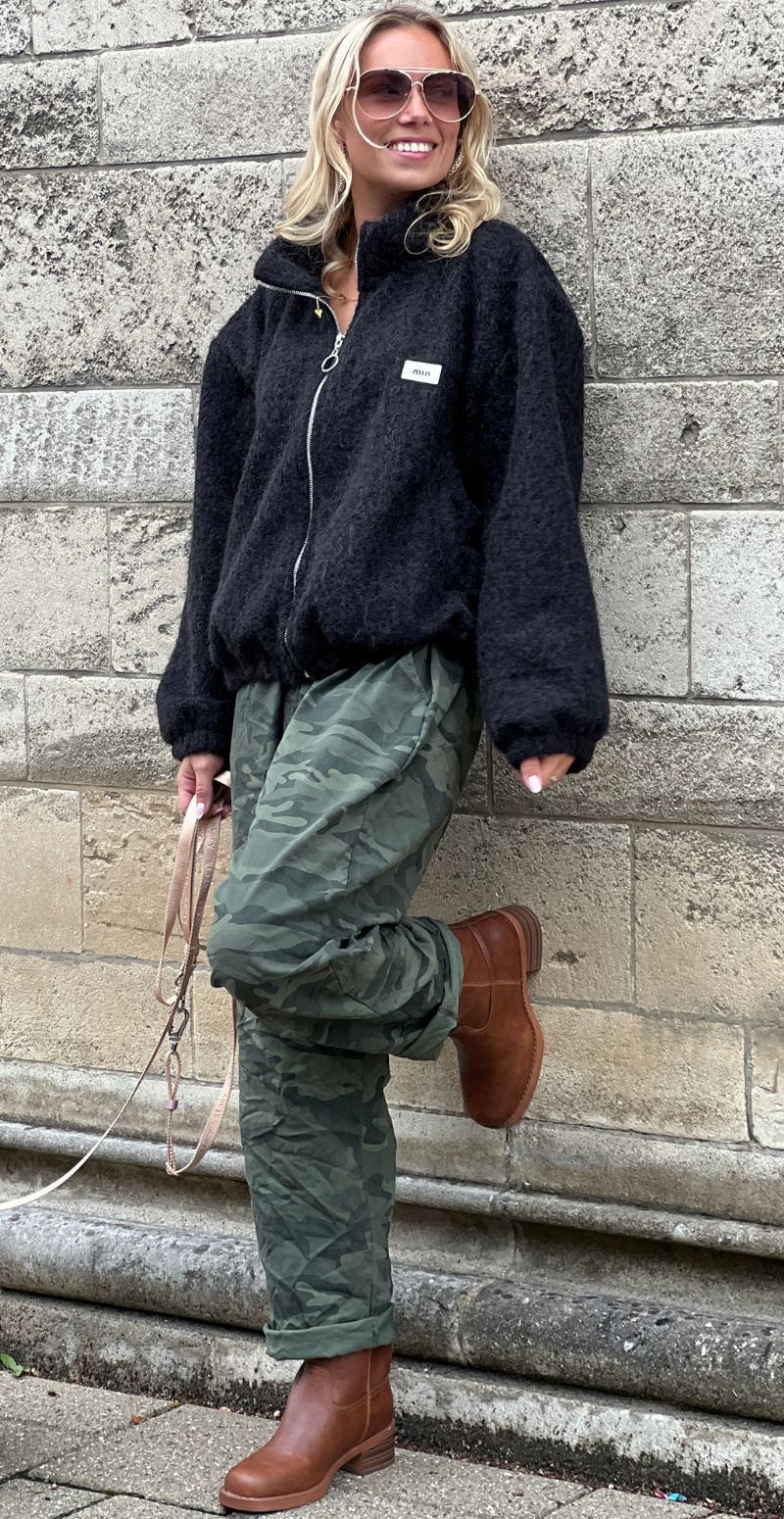 Spige camouflage bukser dark army LikeLondon