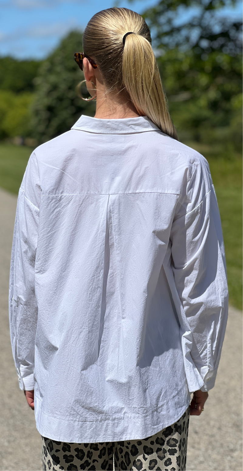 Jally skjortebluse hvid