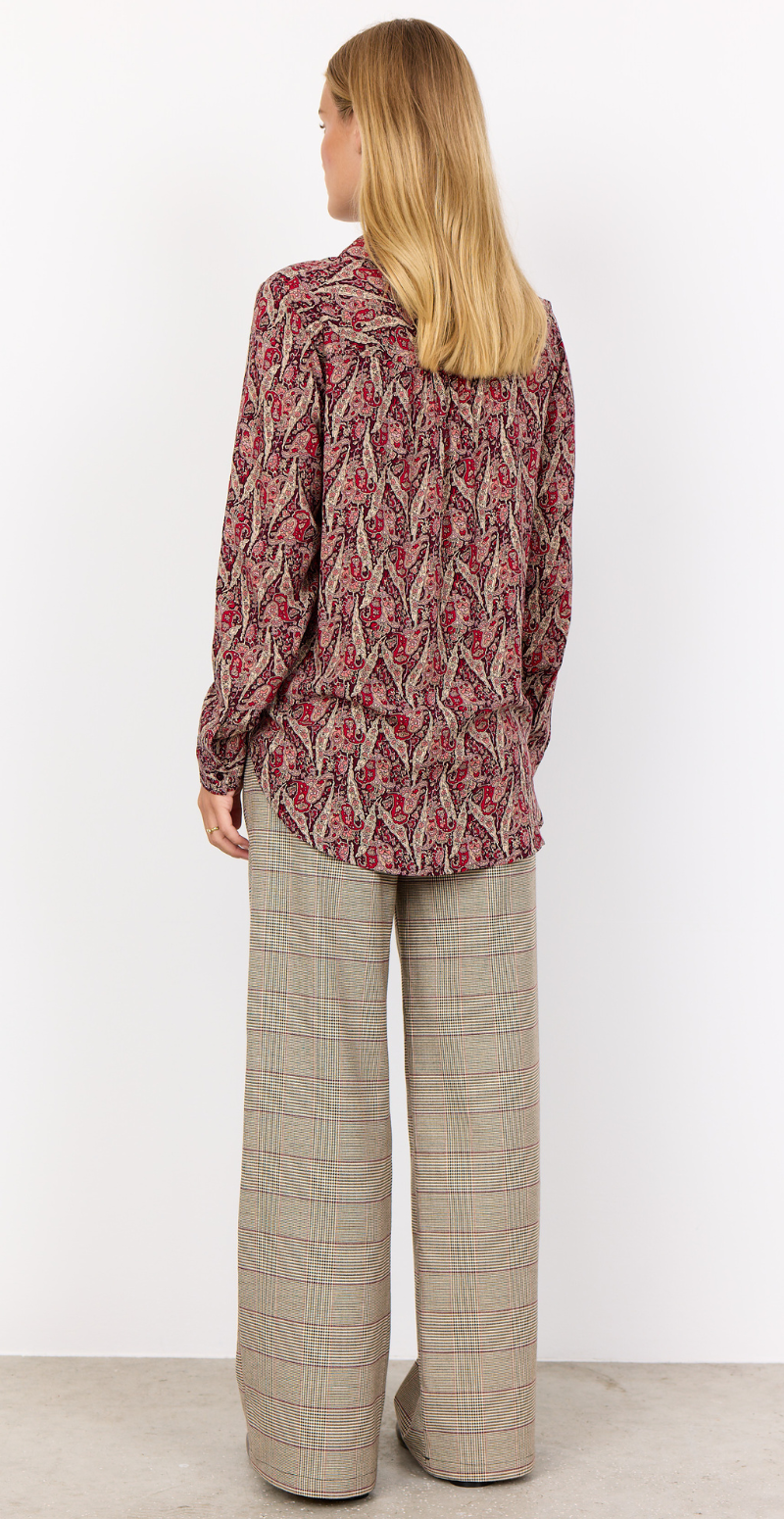 Ilya Bluse Rød Soyaconcept