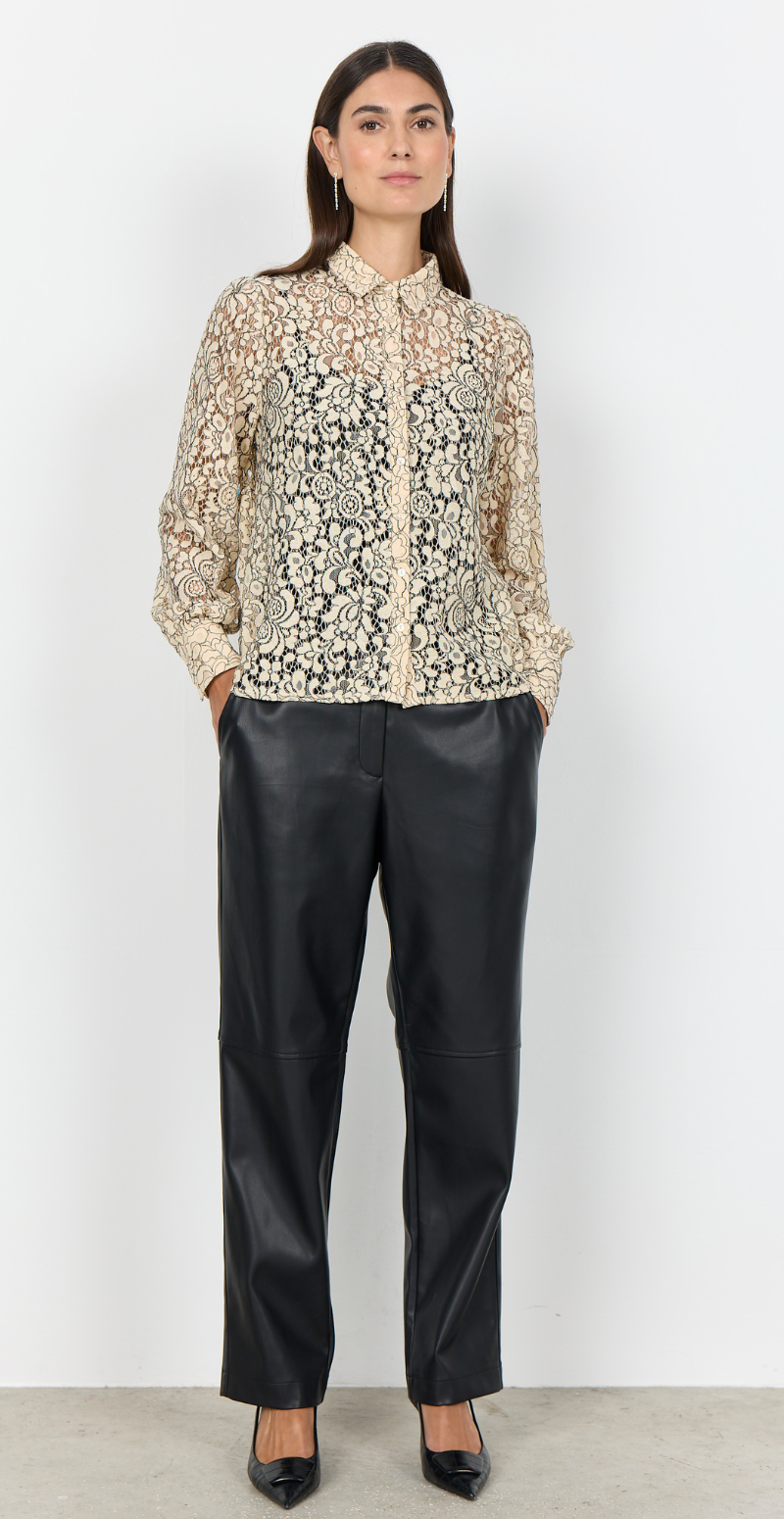 Nilla blonde skjorte creme Soyaconcept