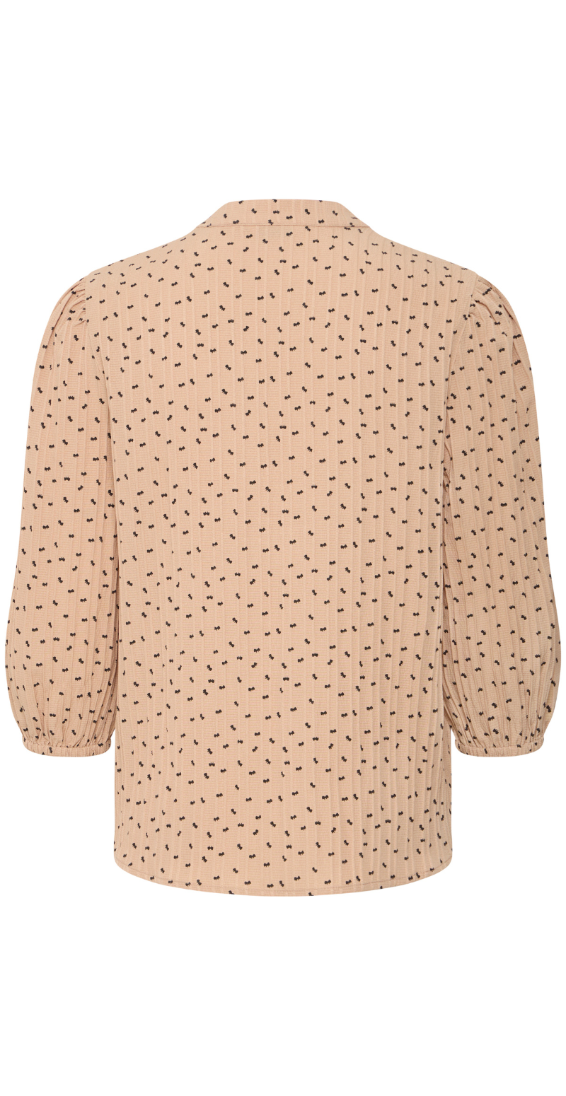 Ibow bluse med små sløjfer roebuck mix B.young