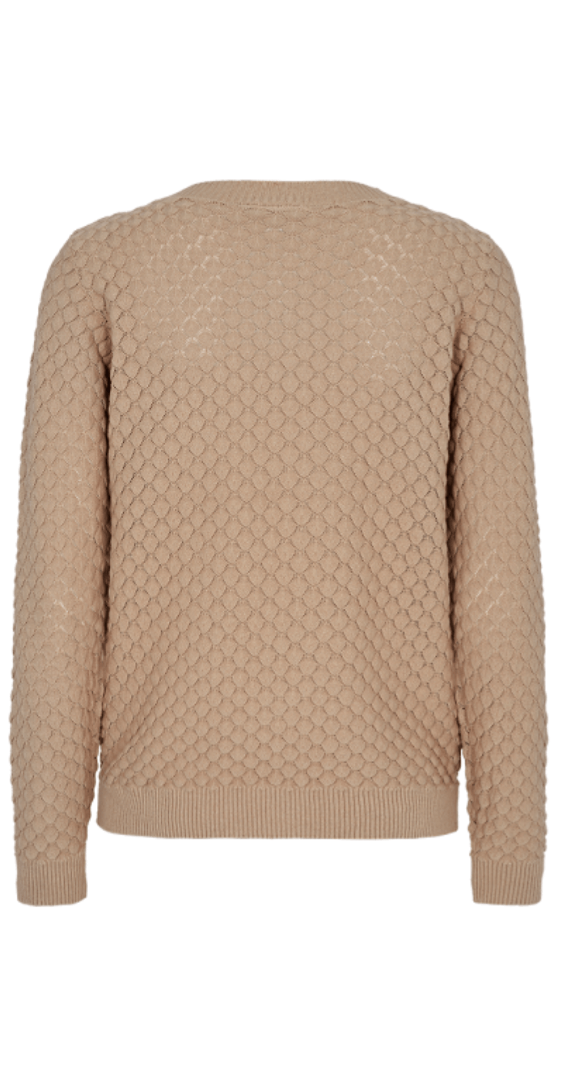 Dodo strikket pullover silver mink
