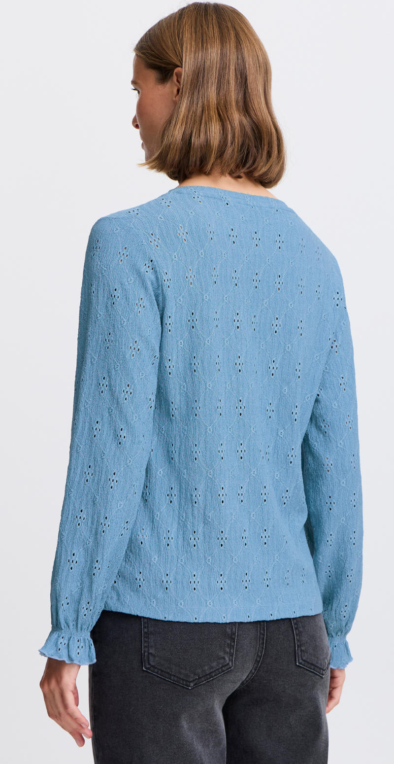 Silva oneck bluse blå B.young