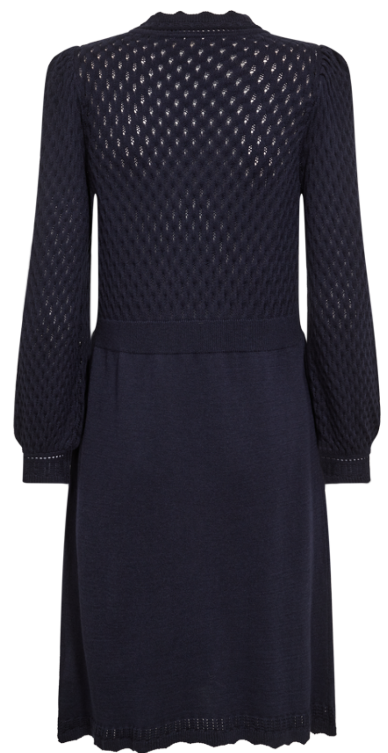 Gina kjole navy blazer