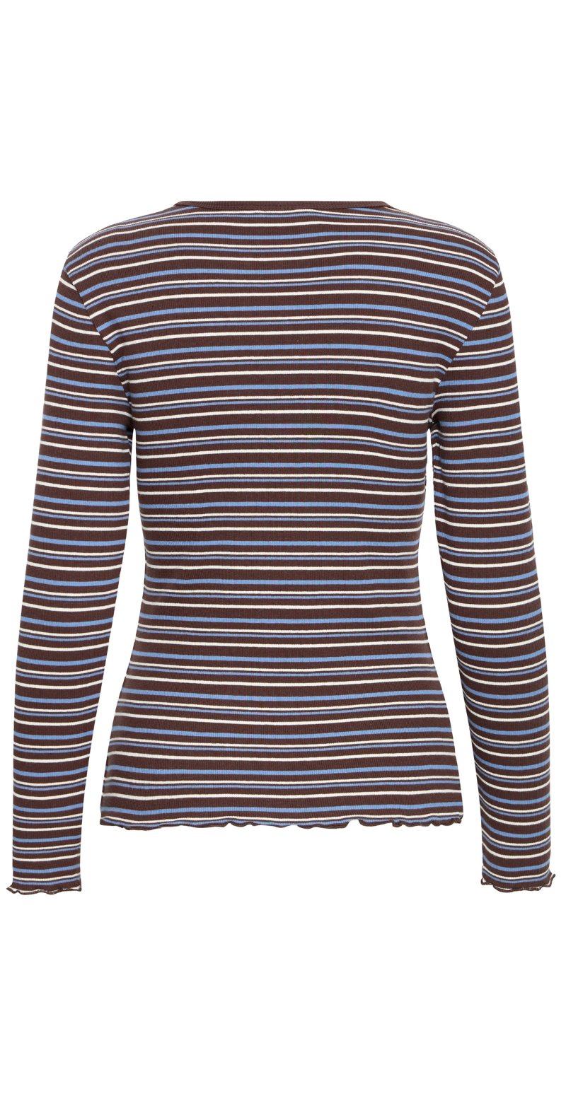 Tone langærmet t-shirt Java Stripe B.Young