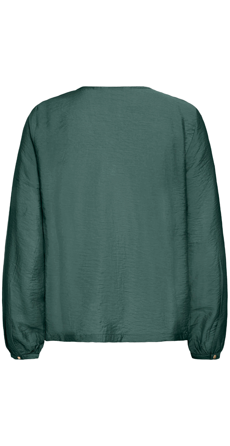 Fara bluse med guldknapper green gables