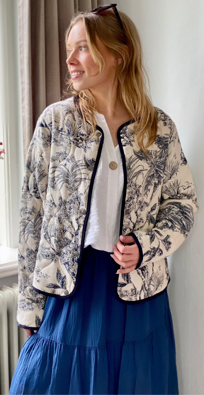 Carli jakke navy Likelondon