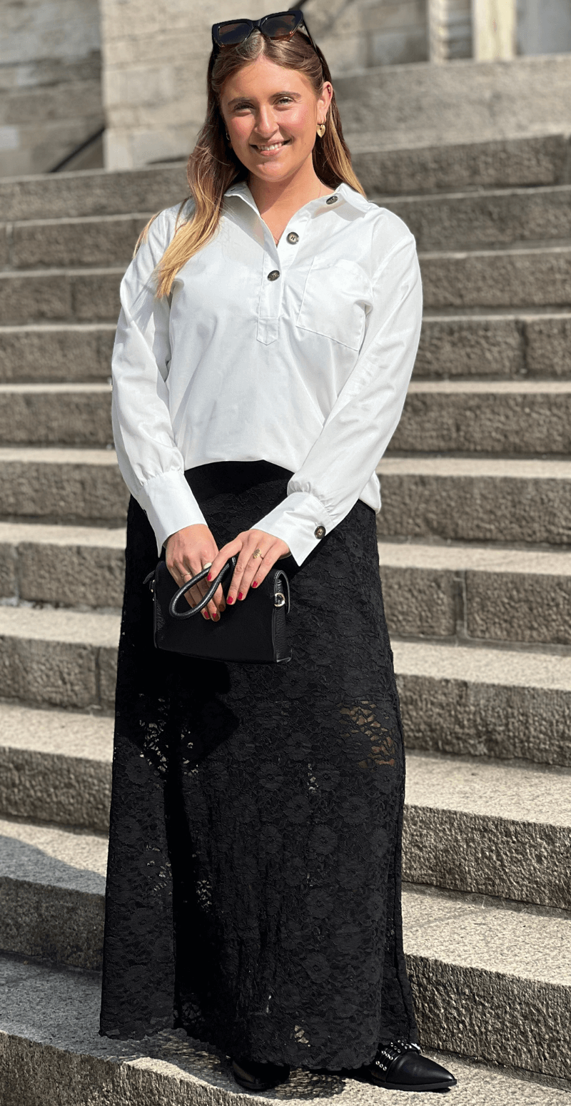 Lennon blonde nederdel sort