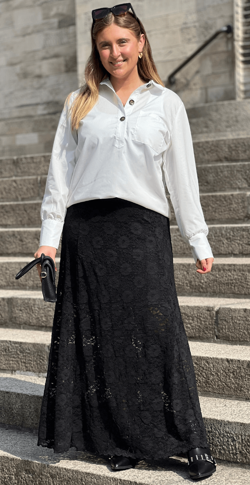 Lennon blonde nederdel sort
