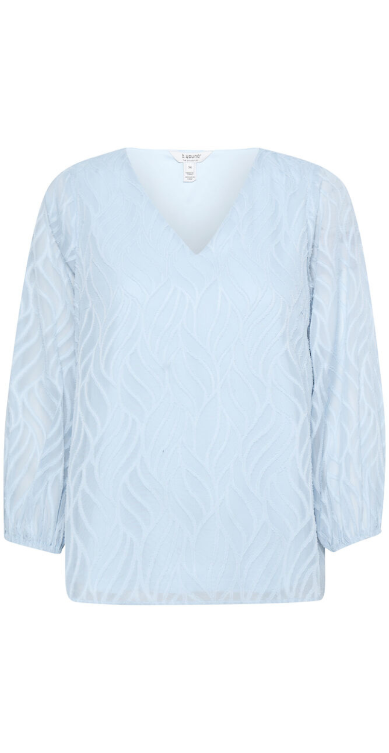 Frikke bluse med mønster kentucky blue B.young